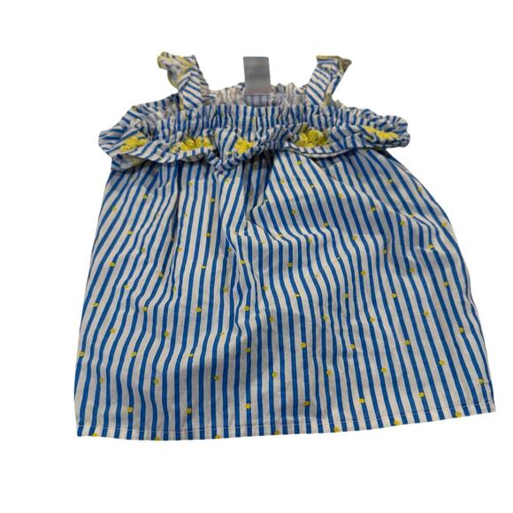 Healthtex Toddler Girl 2T Striped Tank Blouse 100% Cotton - Picture 1 of 4